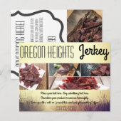 Zakelijke Adverteren Kaart Sunrise Pathway Walkway (Voorkant / Achterkant)