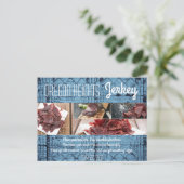 Zakelijke Adverteren Rustieke Kaart Tin Panel Ceil (Staand voorkant)