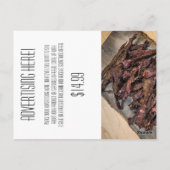 Zakelijke Adverteren Rustieke Kaart Tin Panel Ceil (Achterkant)