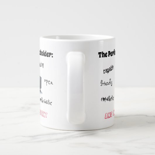 Zakelijke analist voor de Mok van koffie (Achterkant)