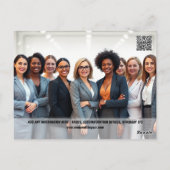 Zakelijke ansichtkaart sjabloon 5 foto DIY corpora Briefkaart (Achterkant)