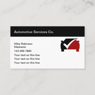Zakelijke autohandel visitekaartje template