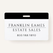 Zakelijke badge (Voorkant)