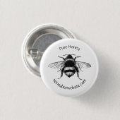 Zakelijke badges - Ontwerp van Honeybee Ronde Button 3,2 Cm (Voorkant /achterkant)