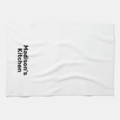 Zakelijke bakkerij aanpassen voor aangepaste naam theedoek (Horizontaal)