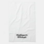 Zakelijke bakkerij aanpassen voor aangepaste naam theedoek (Verticaal)