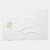 Zakelijke bakkerij aanpassen voor aangepaste naam theedoek (Horizontaal)