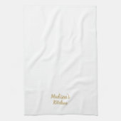 Zakelijke bakkerij aanpassen voor aangepaste naam theedoek (Verticaal)