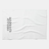 Zakelijke bakkerij aanpassen voor aangepaste naam theedoek (Horizontaal)