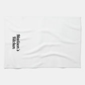 Zakelijke bakkerij aanpassen voor aangepaste naam theedoek (Horizontaal)