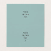 Zakelijke bakkerij, afneembaar Visitekaartje (Binnenkant ongevouwen)