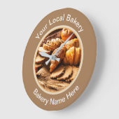 Zakelijke Bakkerij Winkelen Aangepaste wandklokken (Hoek)