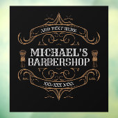  zakelijke Barber-winkel aanpassen Raamsticker (Vel 3)