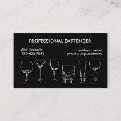 Zakelijke Bartender Visitekaartje (Voorkant)