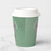 Zakelijke Bedankt Textuur Kijk Telefoon Logo QR Co Papieren Bekers (Rechts)