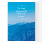 Zakelijke Bedankt van klanten voor uw loyaliteit e (Binnen (Links))