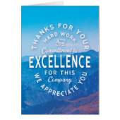 Zakelijke Bedankt van klanten voor uw loyaliteit e (Voorkant)