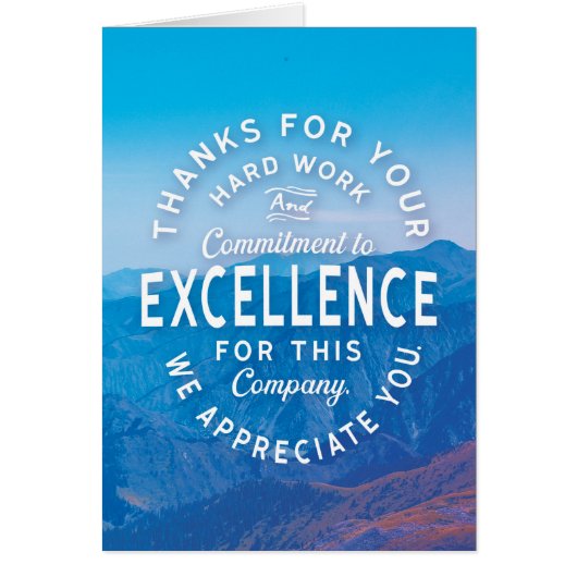 Zakelijke Bedankt van klanten voor uw loyaliteit e (Voorkant)