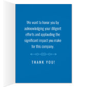 Zakelijke Bedankt van klanten voor uw loyaliteit e (Binnen (Rechts))