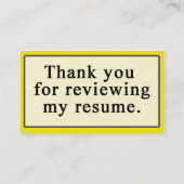  zakelijke bedankt visitekaartje (Achterkant)