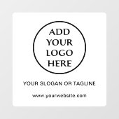 Zakelijke Bedrijfs Professioneel Eenvoudig Logo Raamsticker (Vel)