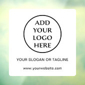 Zakelijke Bedrijfs Professioneel Eenvoudig Logo Raamsticker (Vel 3)