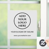 Zakelijke Bedrijfs Professioneel Eenvoudig Logo Raamsticker (Huis)