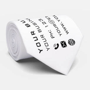 Zakelijke bedrijfs promotionele gepersonaliseerde stropdas
