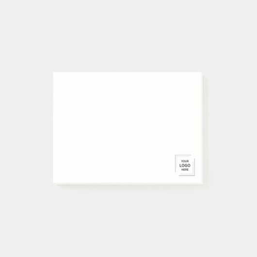 Zakelijke Bedrijfsprofilering | Uw Logo Modern Post-it® Notes (Voorkant)