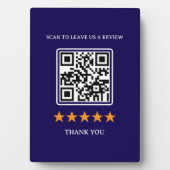 Zakelijke beoordelingslink QR-code 5" x 7" Fotoplaat (voorkant)