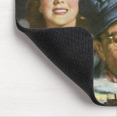 Zakelijke beroepen, vintage patriottisme muismat (Hoek)