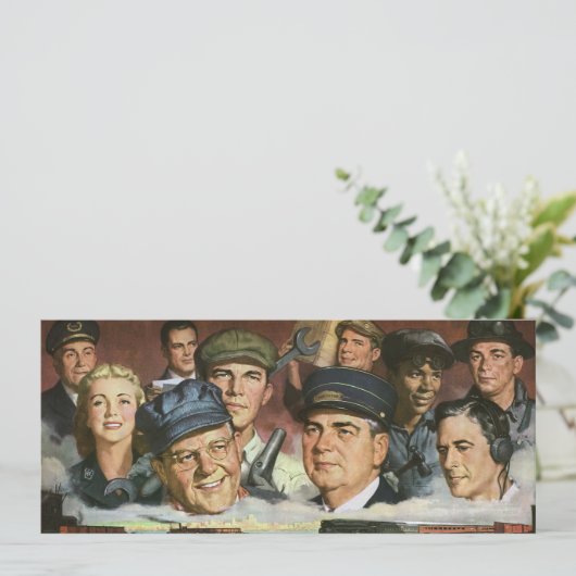 Zakelijke bezettingen,  patriottisch patriottisme (Staand voorkant)