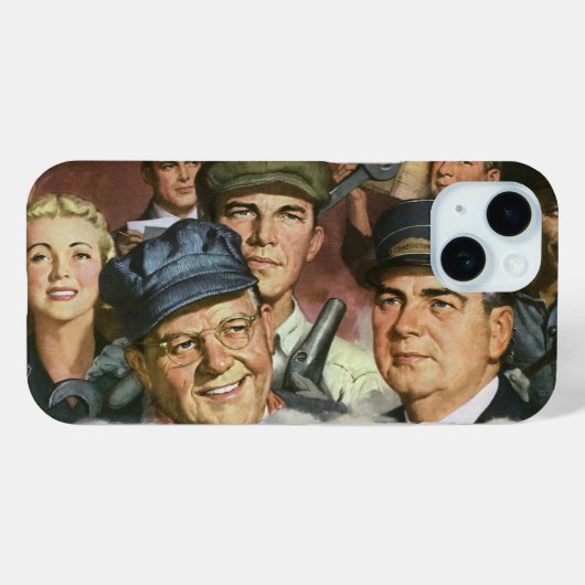 Zakelijke bezettingen,  patriottisch patriottisme Case-Mate iPhone case (Achterkant (horizontaal))