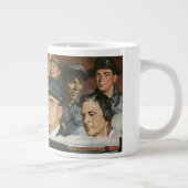 Zakelijke bezettingen,  patriottisch patriottisme grote koffiekop (Rechts)