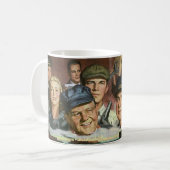 Zakelijke bezettingen, patriottisch patriottisme koffiemok (Voorkant links)