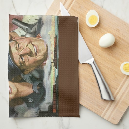 Zakelijke bezettingen,  patriottisch patriottisme theedoek (Quarter Fold)