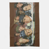 Zakelijke bezettingen,  patriottisch patriottisme theedoek (Verticaal)