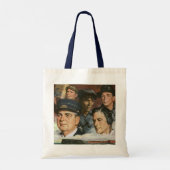 Zakelijke bezettingen,  patriottisch patriottisme tote bag (Achterkant)