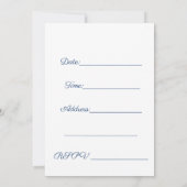 Zakelijke bijeenkomst kaart (Achterkant)