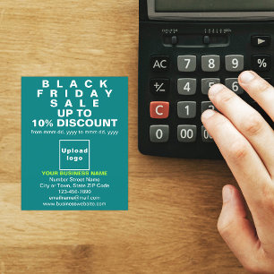 Zakelijke Black Friday Sale op Blauwgroen Green Fl Flyer