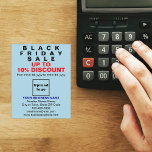 Zakelijke Black Friday Sale op lichtblauwe vlieger Flyer<br><div class="desc">flyer met Black Friday Sale, uw bedrijfsnaam en andere informatie van uw bedrijf, een marketingmateriaal dat u kunt gebruiken om meer klanten aan te trekken. Pas het aan en distribueer het om meer klanten aan te trekken om uw producten of klanten te kopen om uw diensten leuk te vinden. Ontwerpkleuren...</div>