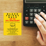 Zakelijke Black Friday Sale op Yellow Flyer<br><div class="desc">flyer met Black Friday Sale, uw bedrijfsnaam en andere informatie van uw bedrijf, een marketingmateriaal dat u kunt gebruiken om meer klanten aan te trekken. Pas het aan en distribueer het om meer klanten aan te trekken om uw producten of klanten te kopen om uw diensten leuk te vinden. Ontwerpkleuren...</div>