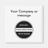 Zakelijke Blank Logo Magneten (Voorkant)