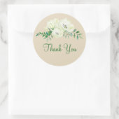 Zakelijke Bloemen Dank u Stickers (Tas)