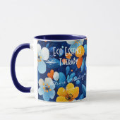 Zakelijke Bloemen Mok met Levendige Bloemen - Cust (Links)