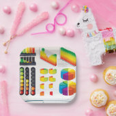 Zakelijke Borden voor grafiekpapier Papieren Bordje (Feest)