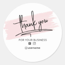 Zakelijke branding dank u kaart