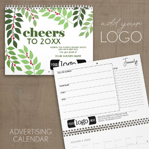 Zakelijke Branding Promo - met Logo Maandelijkse D Kalender