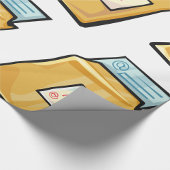 Zakelijke brief cadeaupapier