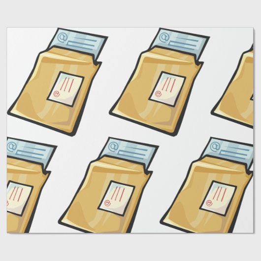 Zakelijke brief cadeaupapier (Vlak)